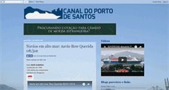 Desktop Screenshot of canaldoportodesantos.com